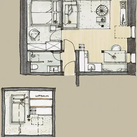 Koenigsschlaf No7 - Dachwohnung Mit Galerie Im Herzen Von